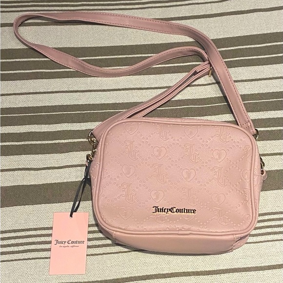 Juicy Couture Handbags - Juicy Couture Camera Crossbody Bag Dusty Blush